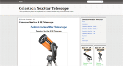 Desktop Screenshot of celestronnexstartelescope.blogspot.com