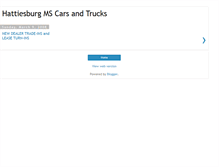 Tablet Screenshot of hattiesburgcars.blogspot.com