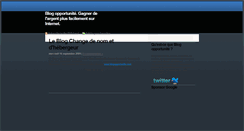 Desktop Screenshot of blogopportunite.blogspot.com