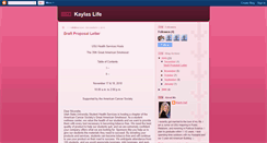 Desktop Screenshot of kaylabhall.blogspot.com