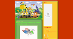 Desktop Screenshot of pacifiertoys.blogspot.com