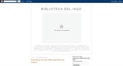 Desktop Screenshot of biblioiago.blogspot.com