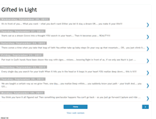 Tablet Screenshot of giftedinlight.blogspot.com