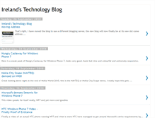 Tablet Screenshot of irelandstechnologyblog.blogspot.com