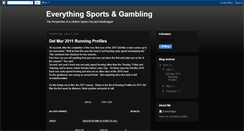 Desktop Screenshot of everythingsportsgambling.blogspot.com