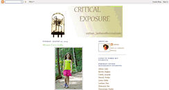 Desktop Screenshot of criticalexposure.blogspot.com