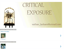 Tablet Screenshot of criticalexposure.blogspot.com