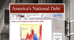 Desktop Screenshot of americanationaldebt.blogspot.com