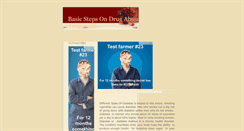 Desktop Screenshot of drugabusetreatment-steps.blogspot.com