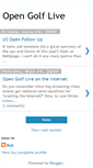 Mobile Screenshot of opengolflive.blogspot.com