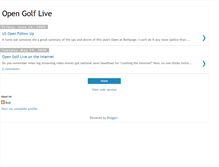 Tablet Screenshot of opengolflive.blogspot.com