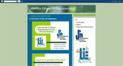 Desktop Screenshot of gestioneducativaorganizacional.blogspot.com