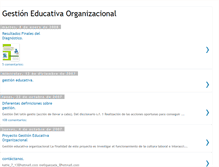 Tablet Screenshot of gestioneducativaorganizacional.blogspot.com