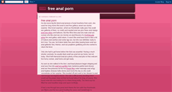 Desktop Screenshot of free-anal-porn.blogspot.com