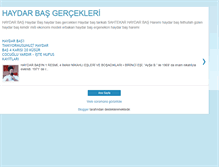 Tablet Screenshot of haydarbasgercegi.blogspot.com