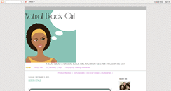 Desktop Screenshot of naturalblkgirl.blogspot.com