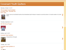 Tablet Screenshot of covenantyouthquilters.blogspot.com