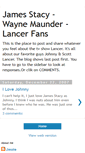 Mobile Screenshot of lancerfans.blogspot.com