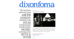 Desktop Screenshot of dixonfoma.blogspot.com