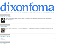 Tablet Screenshot of dixonfoma.blogspot.com