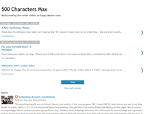 Tablet Screenshot of 500charactersmax.blogspot.com