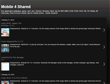 Tablet Screenshot of mobile4shared.blogspot.com