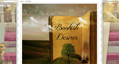 Desktop Screenshot of bookishdesires.blogspot.com