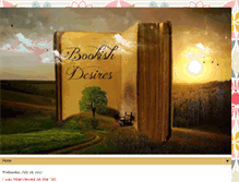 Tablet Screenshot of bookishdesires.blogspot.com