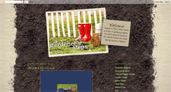 Desktop Screenshot of gardenersteps.blogspot.com