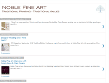 Tablet Screenshot of noblefineart.blogspot.com