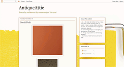 Desktop Screenshot of antiqueattic.blogspot.com