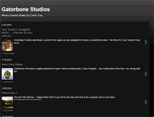 Tablet Screenshot of gatorbonestudios.blogspot.com