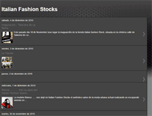 Tablet Screenshot of italianfashionstocks.blogspot.com