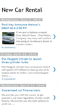 Mobile Screenshot of newcarrental.blogspot.com