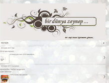 Tablet Screenshot of birdunyazeynep.blogspot.com