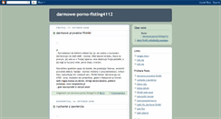 Desktop Screenshot of darmowe-porno-fisting4112.blogspot.com