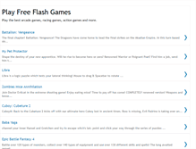 Tablet Screenshot of flashgames33.blogspot.com