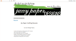 Desktop Screenshot of jazzypaperresume.blogspot.com