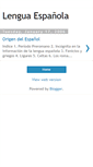 Mobile Screenshot of origendelespanol.blogspot.com