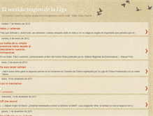 Tablet Screenshot of elsentidotragicodelaliga.blogspot.com