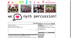 Desktop Screenshot of nycbpercussion.blogspot.com