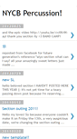 Mobile Screenshot of nycbpercussion.blogspot.com
