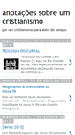 Mobile Screenshot of anotacoessobreumcristianismo.blogspot.com