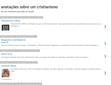 Tablet Screenshot of anotacoessobreumcristianismo.blogspot.com