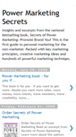 Mobile Screenshot of powermarketingsecrets.blogspot.com