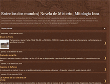 Tablet Screenshot of entrelosdosmundos.blogspot.com
