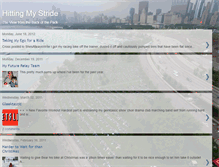 Tablet Screenshot of hitmystride.blogspot.com