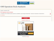 Tablet Screenshot of operatoresociosanitario.blogspot.com