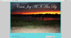 Desktop Screenshot of catchjoyasitfliesby.blogspot.com