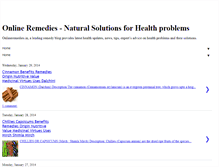 Tablet Screenshot of onlineremedies.blogspot.com